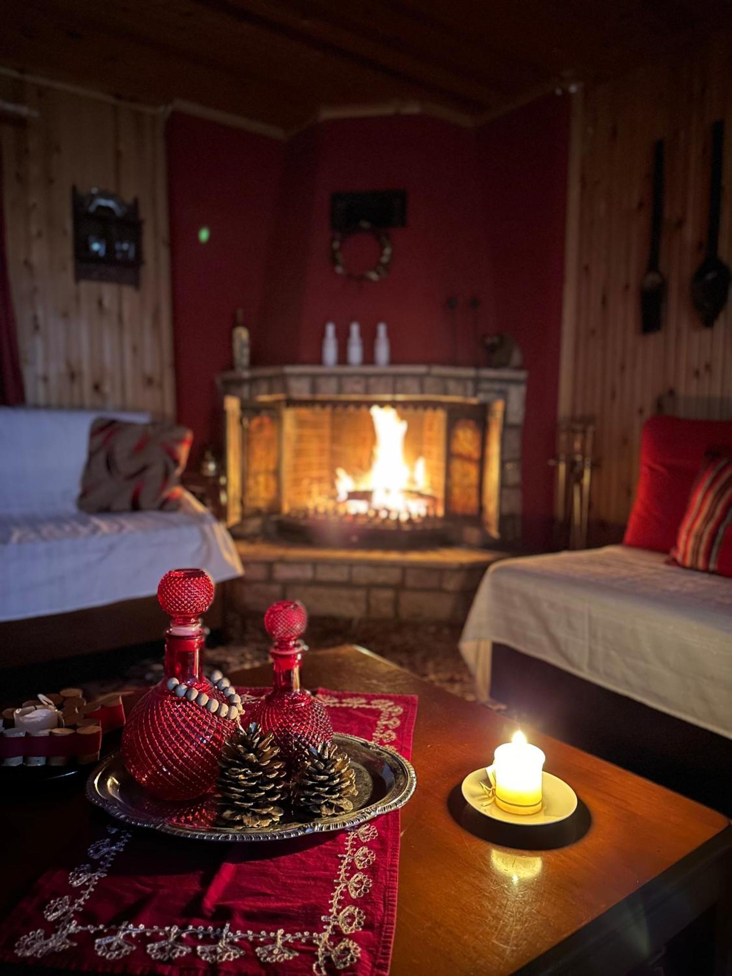Traditional Wooden Apartment Koutsodímos Exteriér fotografie